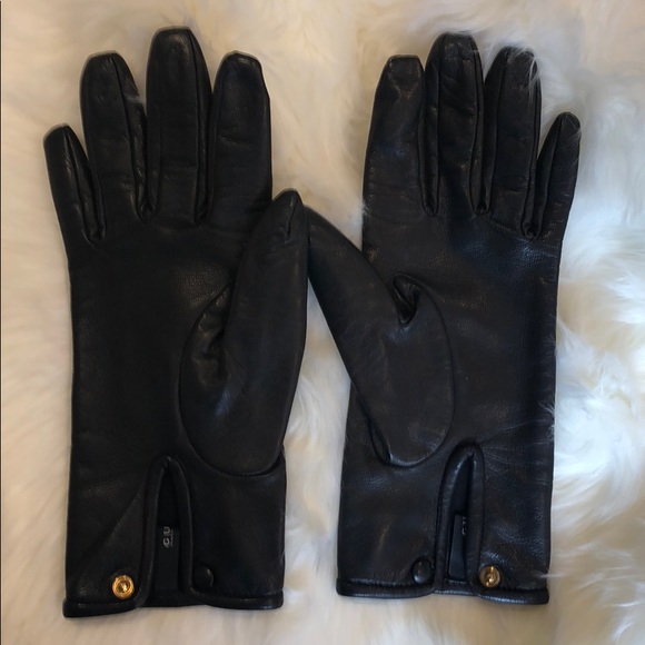 Gucci leather & suede gloves - Picture 3 of 8